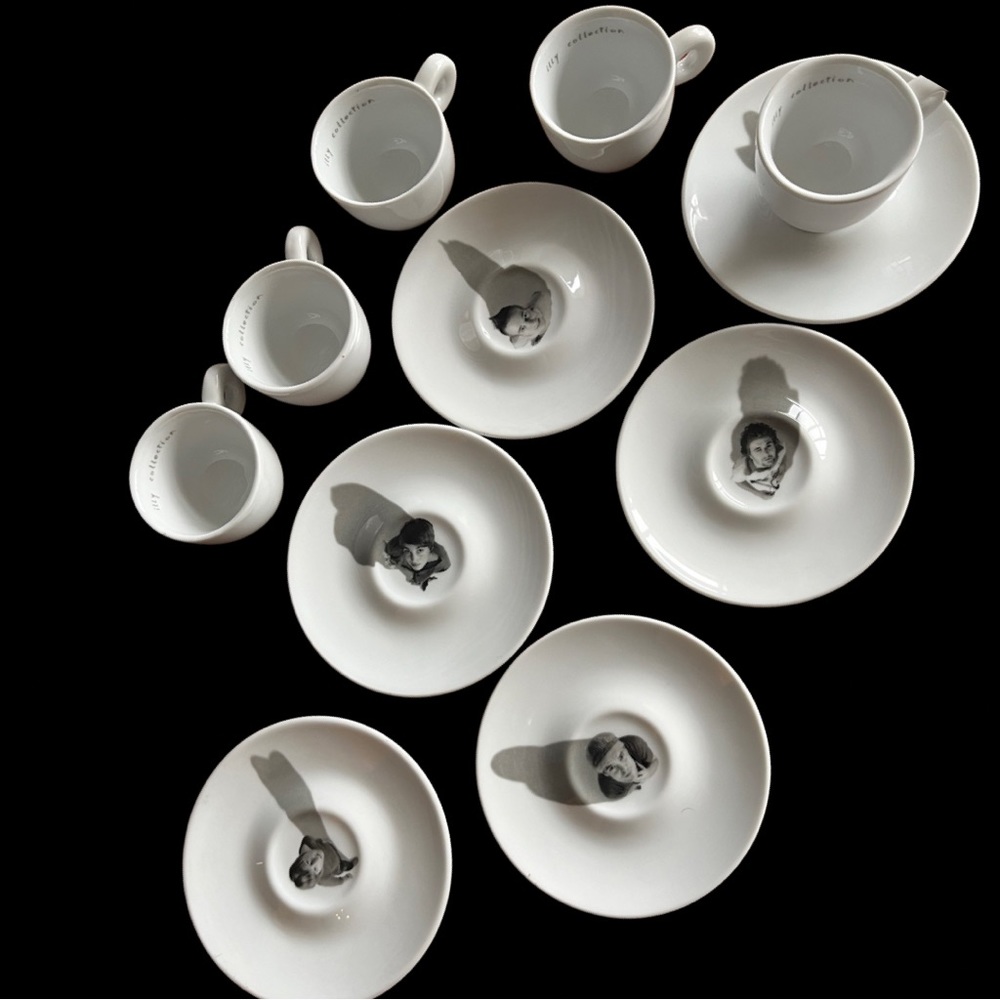 Illy art collection 2000 Central Saint Martin College of art 6 espresso cups